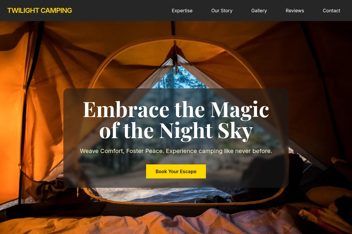 Twilight Camping