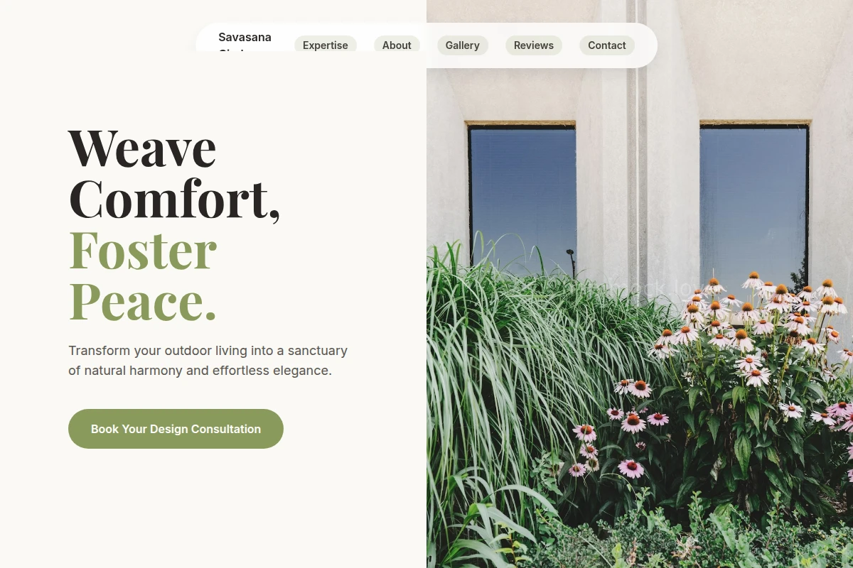 Weaving Garden Design